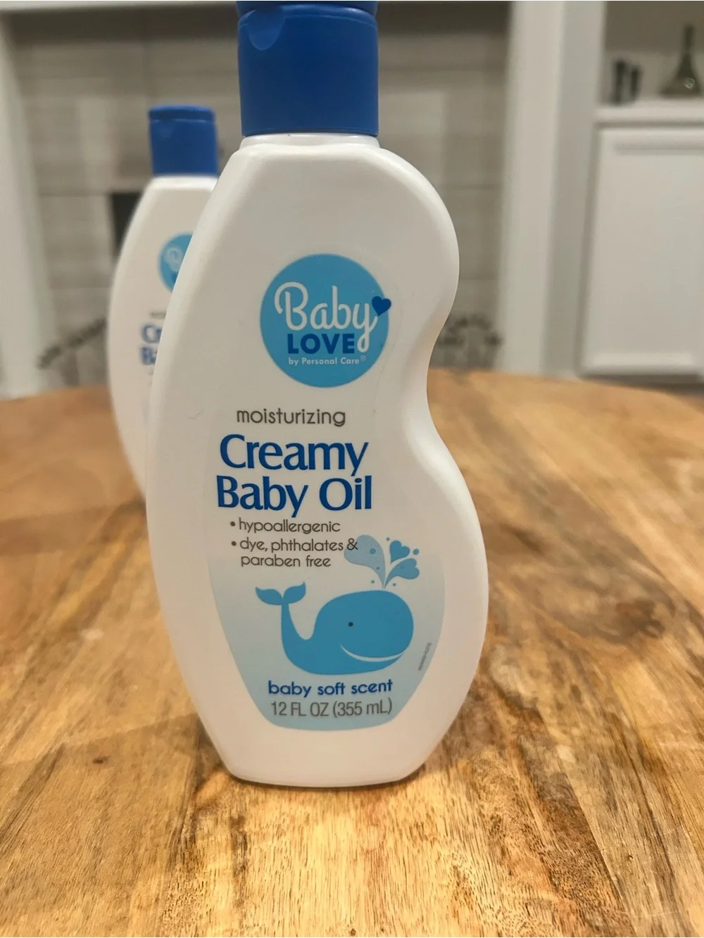 Baby Love Creamy Baby Oil- Gentle Moisturizing Care- Hypoallergenic